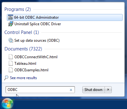 Using the Splice Machine ODBC Driver | Splice Machine Documentation